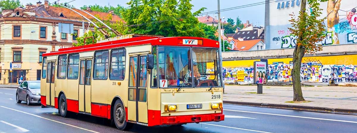 Public Transportation in Vilnius Lithuania