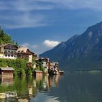 Hallstatt Lake Boat Salzkammergut, Austria