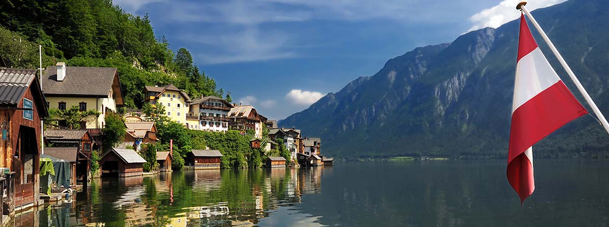 Hallstatt Lake Boat Salzkammergut, Austria