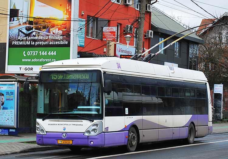 trolleybuses in timisoara