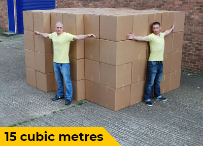 Fifteen Cubic Metres