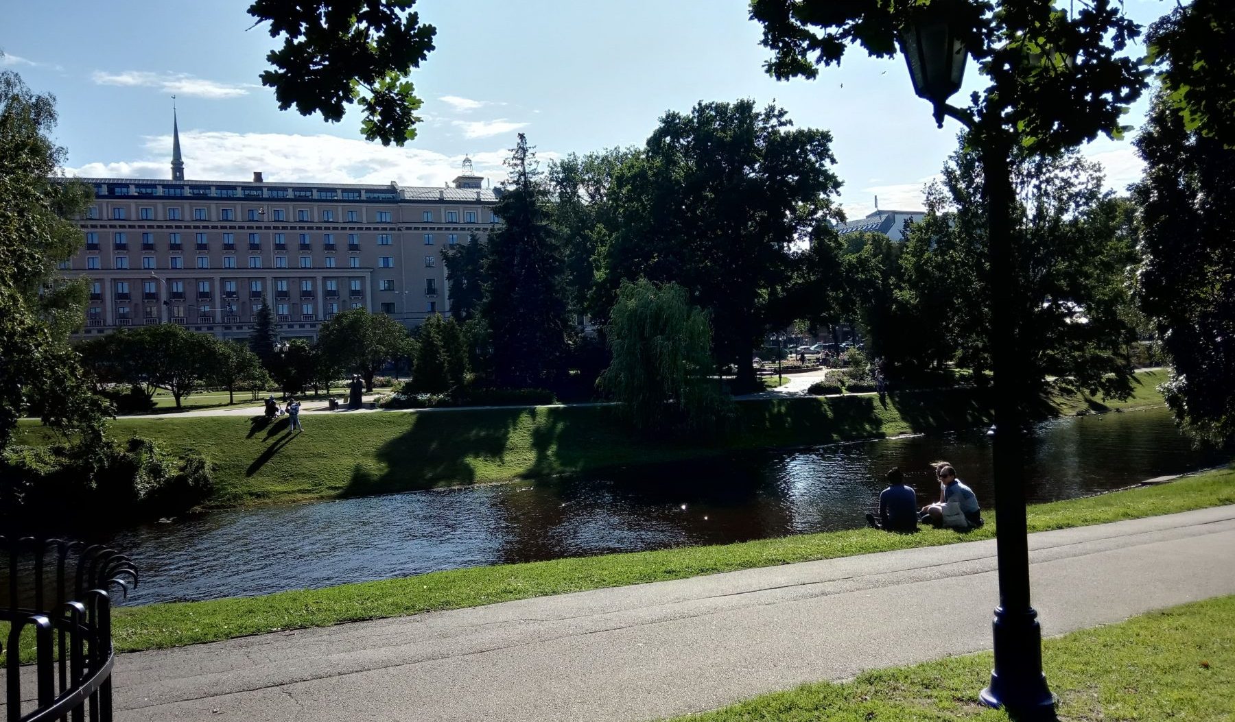 Park in Latvia Riga
