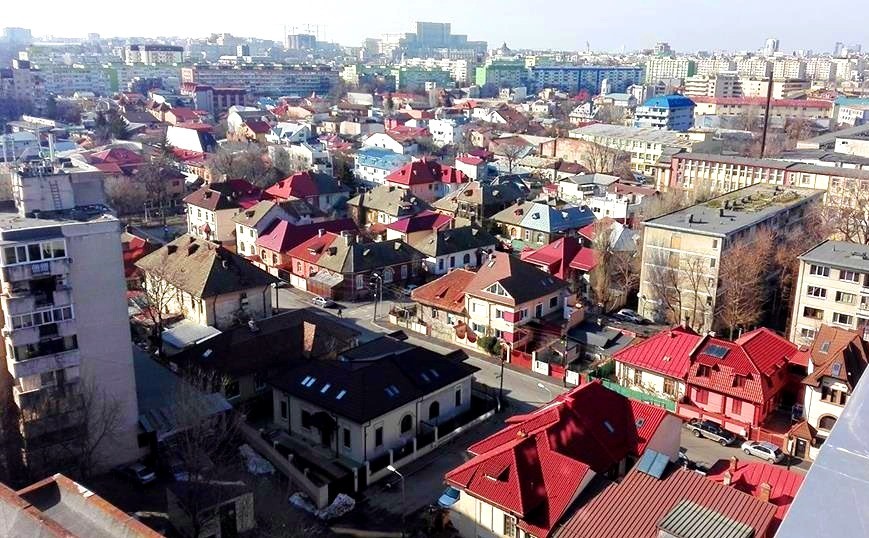 View of Bucharest from above - Romania