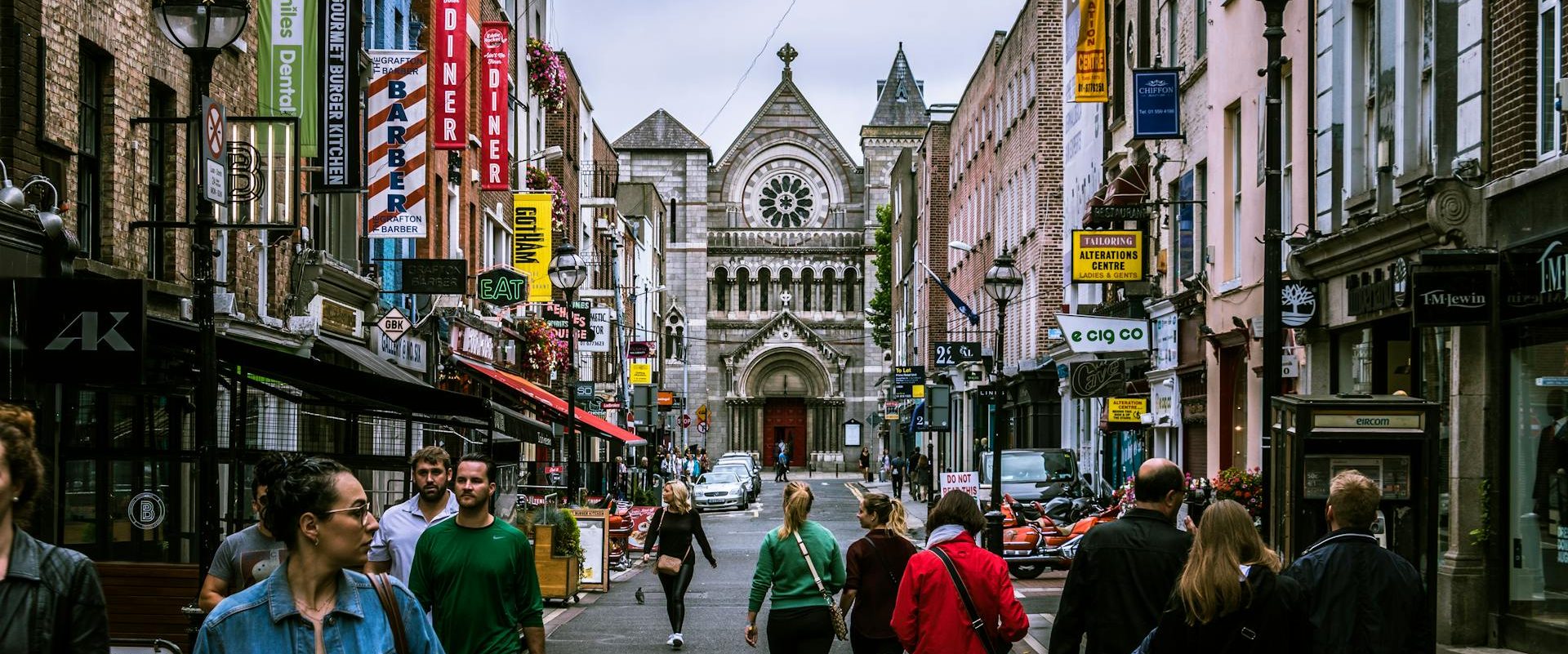 a sight of street in dublin as we ask is ireland a good place to live